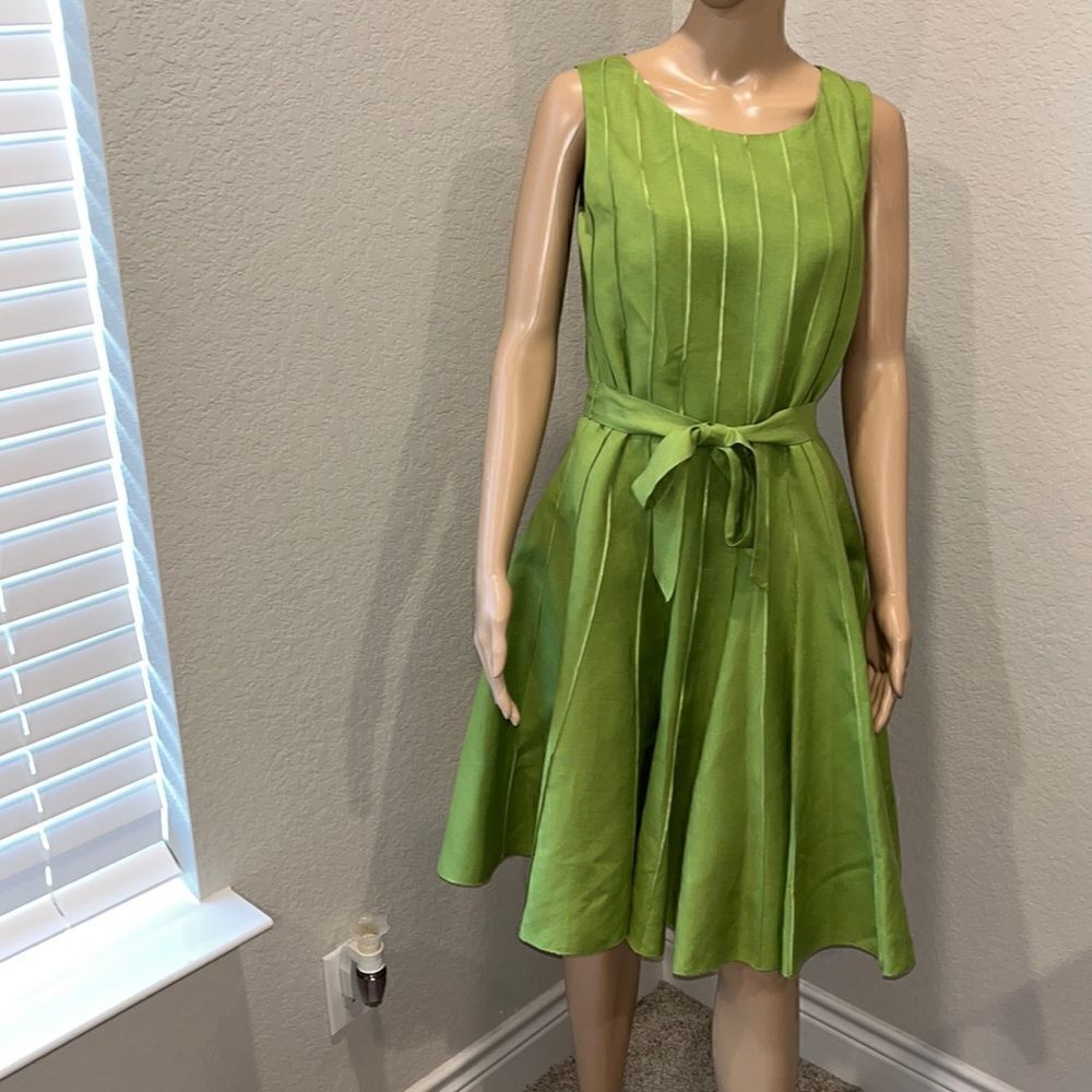 Vintage Jessica Howard linen A-line dress